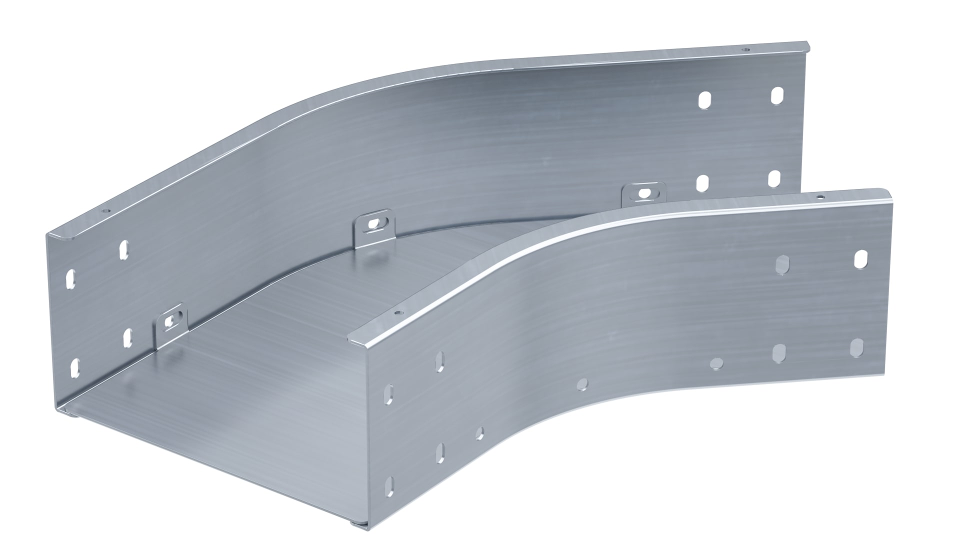 Угол горизонтальный 45 градусов 80х300 2,0 мм горячеоцинкованный в комплекте крепежные элементы соединительные пластины