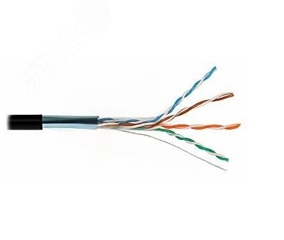 Витая пара F/UTP кат 5e 4х2х0.46 AWG24 Light PE OUT