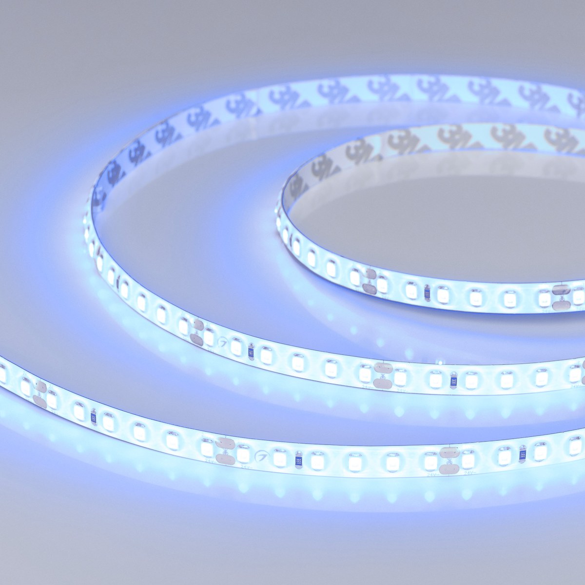 Светодиодная лента герметичная RTW-SE-A120-8mm 24V Blue (9.6 W/m, IP65, 5m)