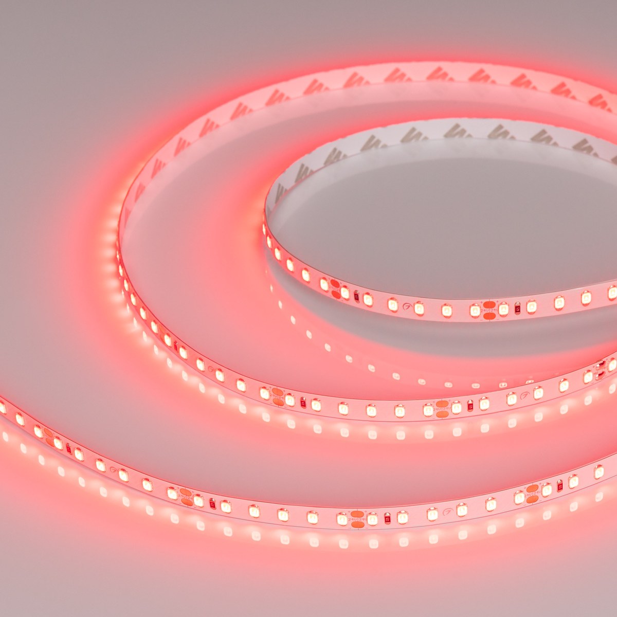 Светодиодная лента RT-A120-8mm 24V Red (9.6 W/m, IP20, 2835, 5m)