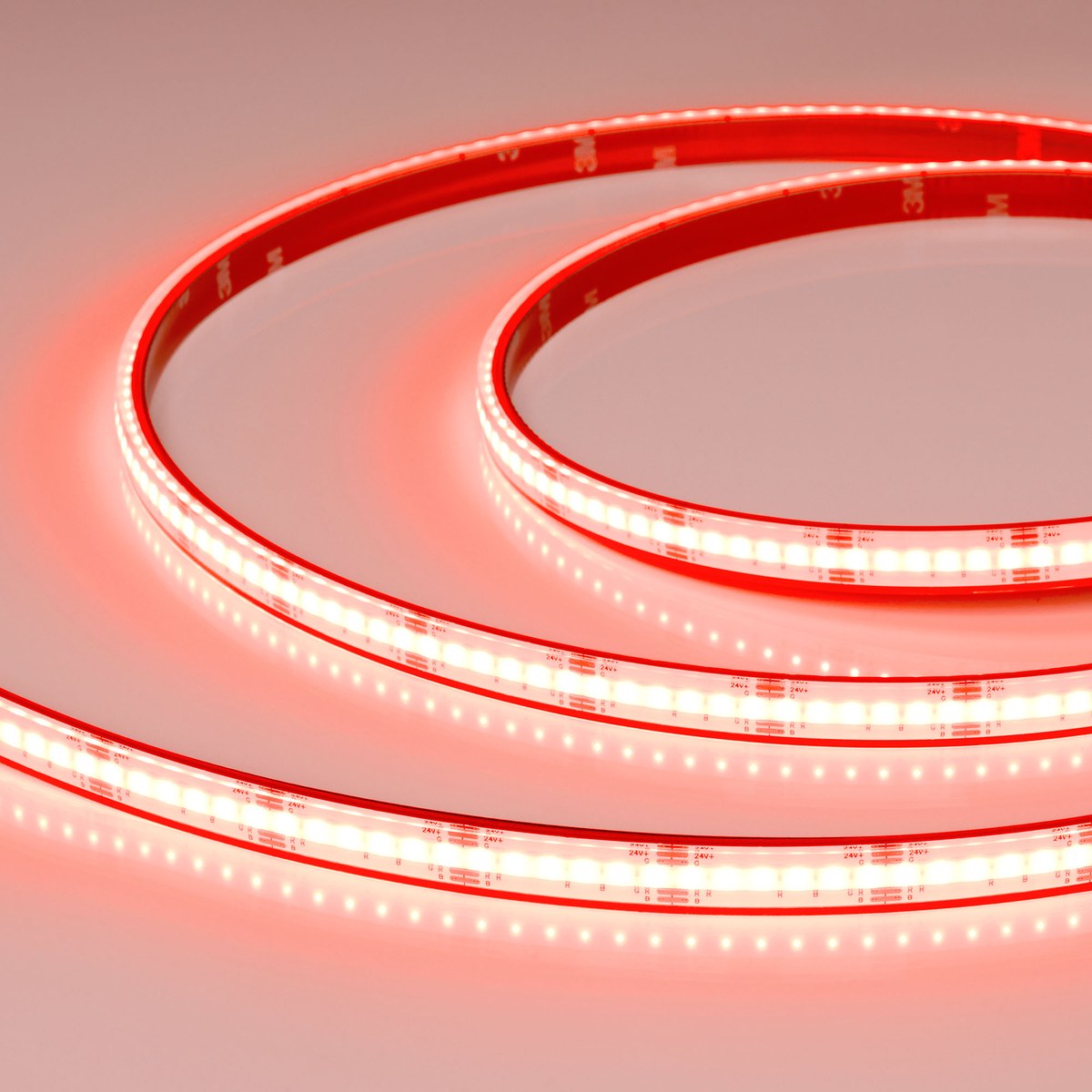 Светодиодная лента герметичная CSP-PFS-X540-12mm 24V RGB (15 W/m, IP68, TWP100, 5m)