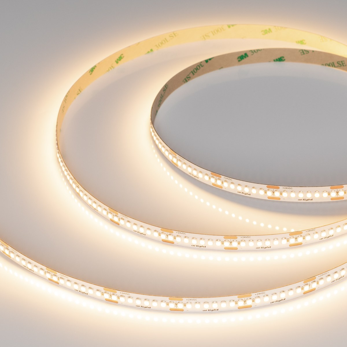 Светодиодная лента UL-A240-10mm 24V Warm3000 (19 W/m, IP20, 5m)