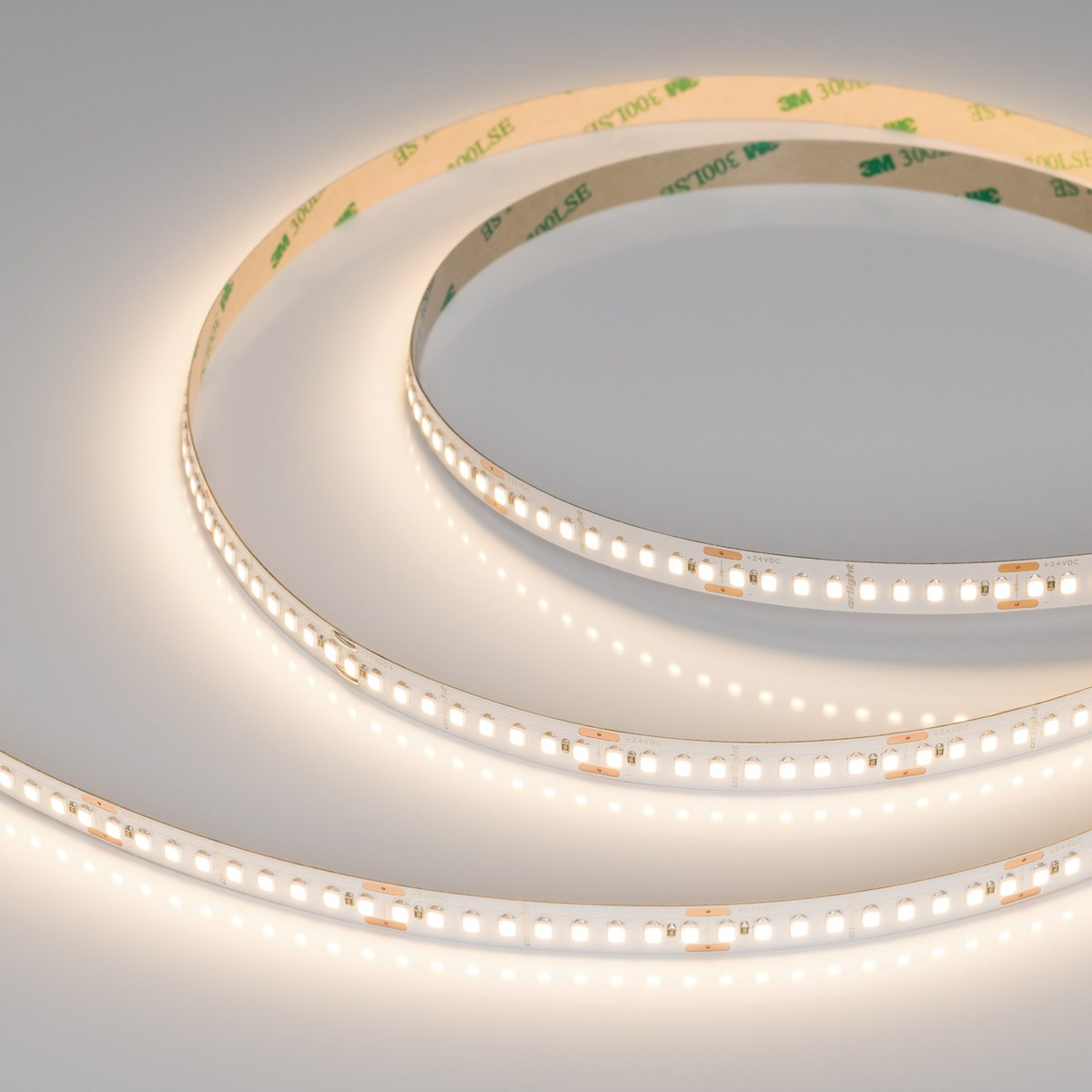 Светодиодная лента UL-A180-10mm 24V Warm3000 (12 W/m, IP20, 5m)