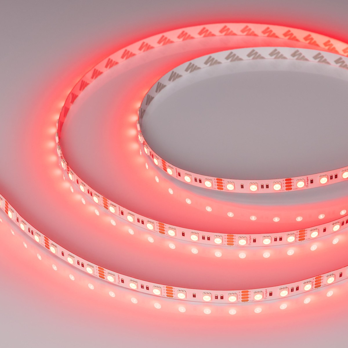 Светодиодная лента RT-B72-10mm 12V RGB (15 W/m, IP20, 5060, 5m)