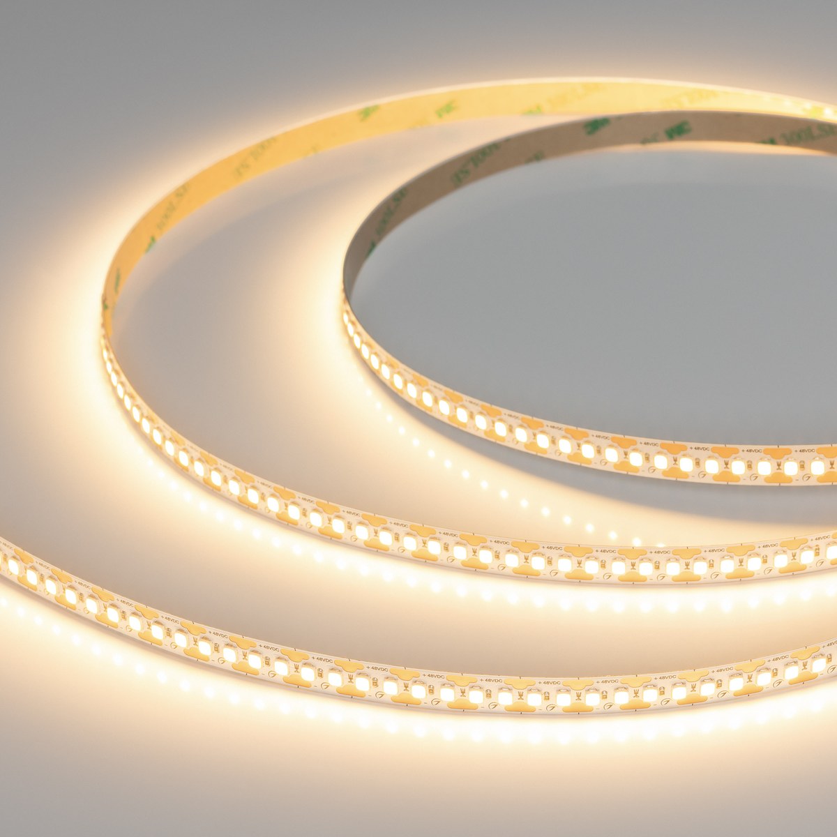 Светодиодная лента UL-A180-10mm 48V Warm3000-CX2 (19 W/m, IP20, 10m)