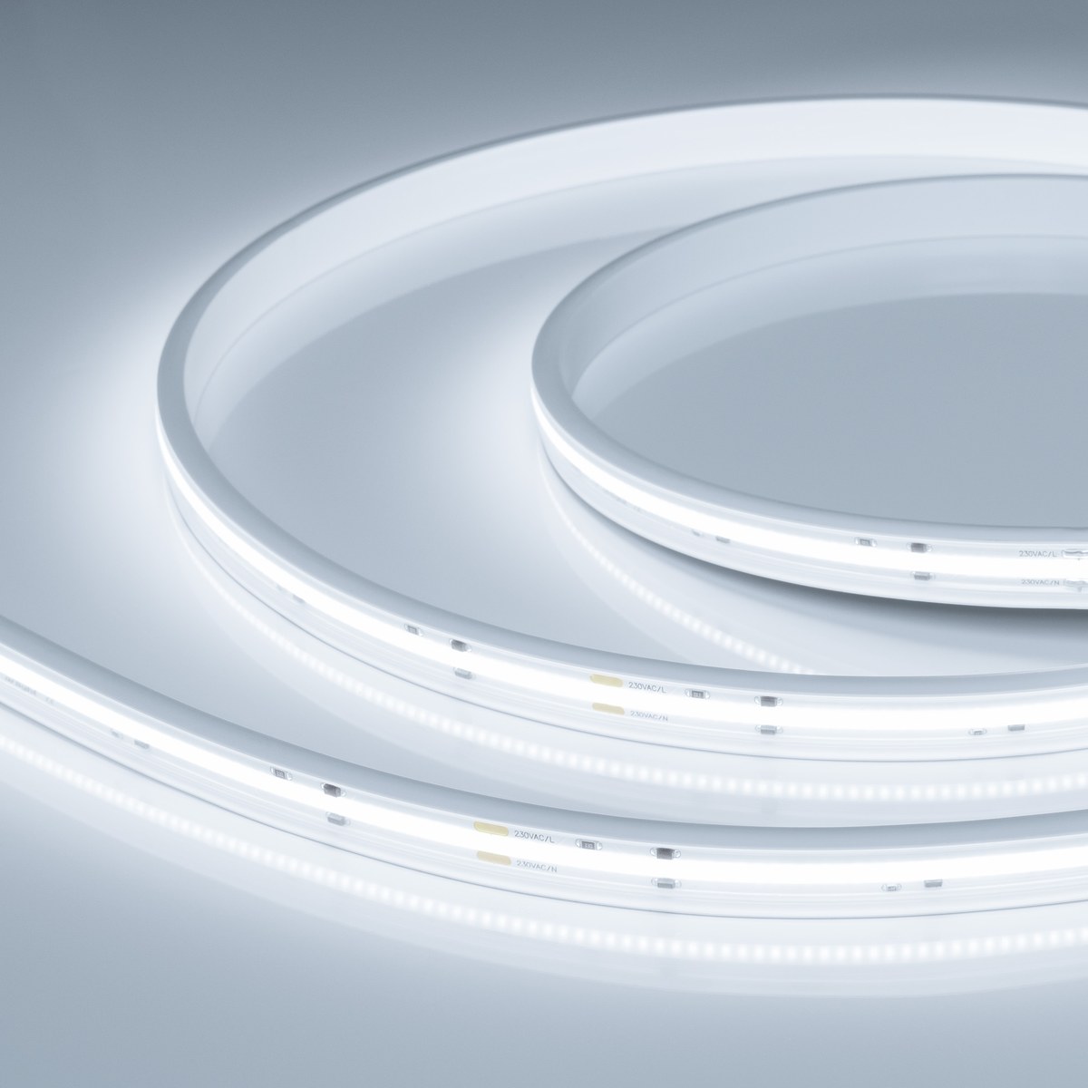 Светодиодная лента герметичная ARL-PV-X720-15mm 230V White6000 (14 W/m, IP65, 10m)
