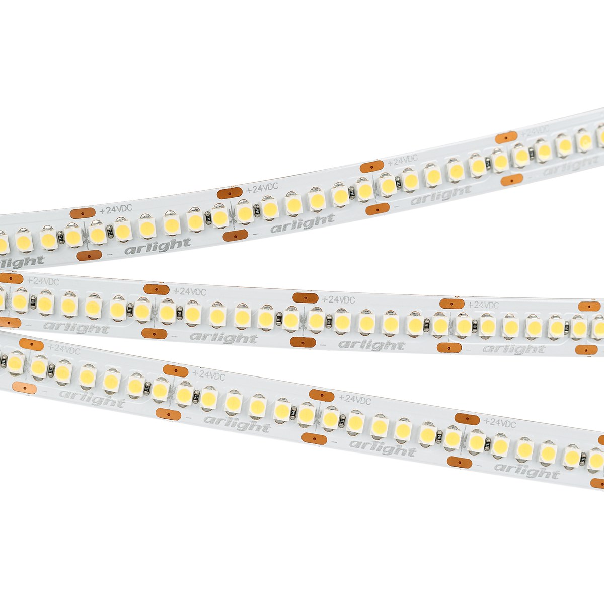 Светодиодная лента RT-A240-10mm 24V Warm2700 (19.2W/m, IP20, 3528, 5m)