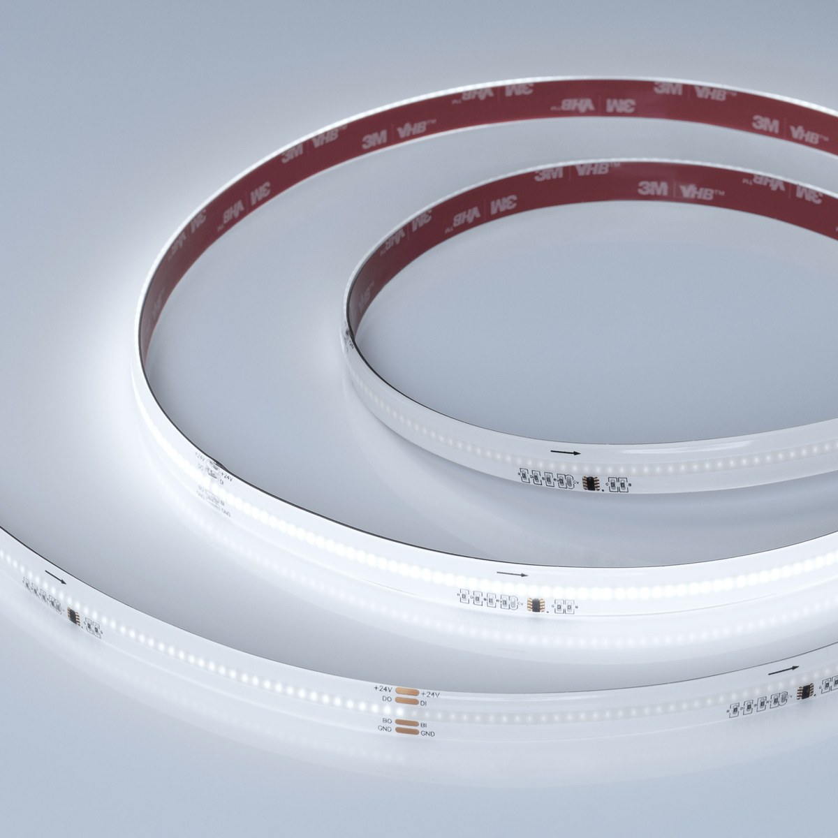 Светодиодная лента герметичная SPI-COB-SE-X378-12mm 24V White6000-PX63-BPT (7 W/m, IP65, 5m)