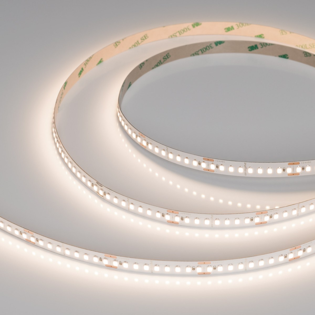 Светодиодная лента UL-A180-10mm 24V Warm3500 (12 W/m, IP20, 5m)