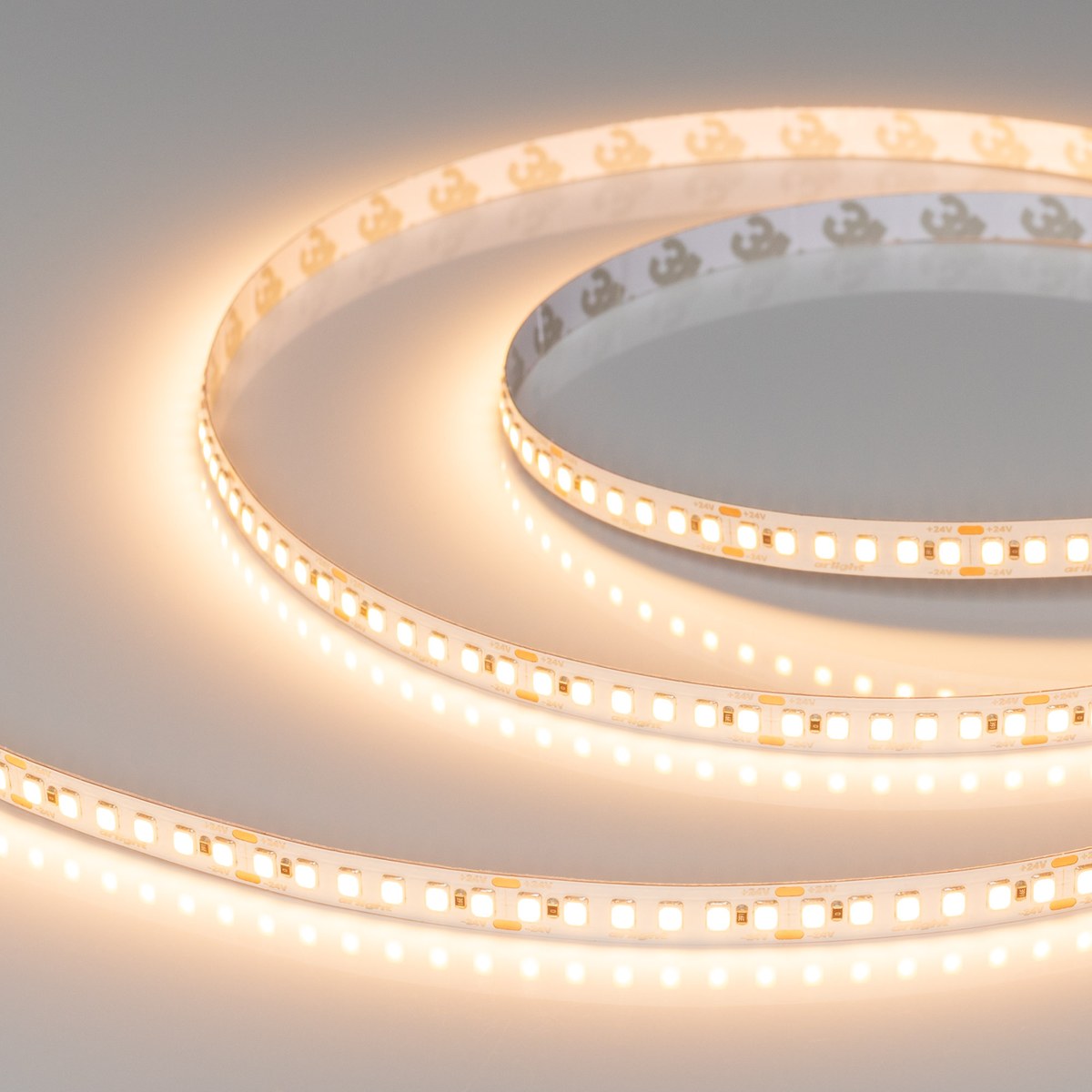 Светодиодная лента UL-A180-8mm 24V Warm2700 (14.4 W/m, IP20, 5m)