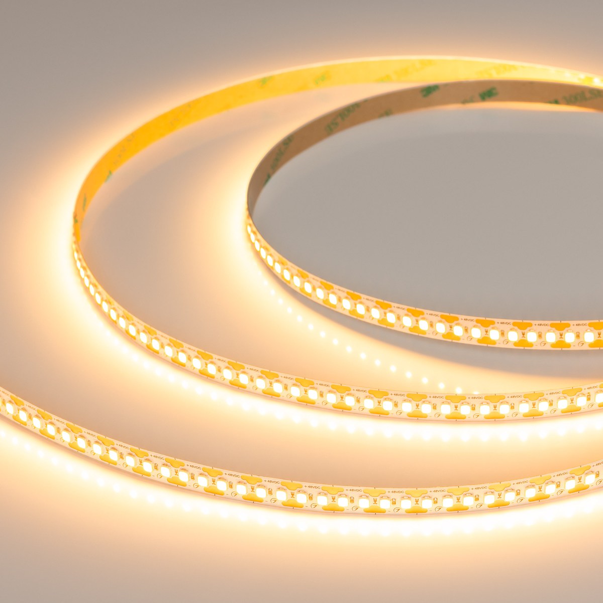 Светодиодная лента UL-A180-10mm 48V Warm2400-CX2 (19 W/m, IP20, 10m)