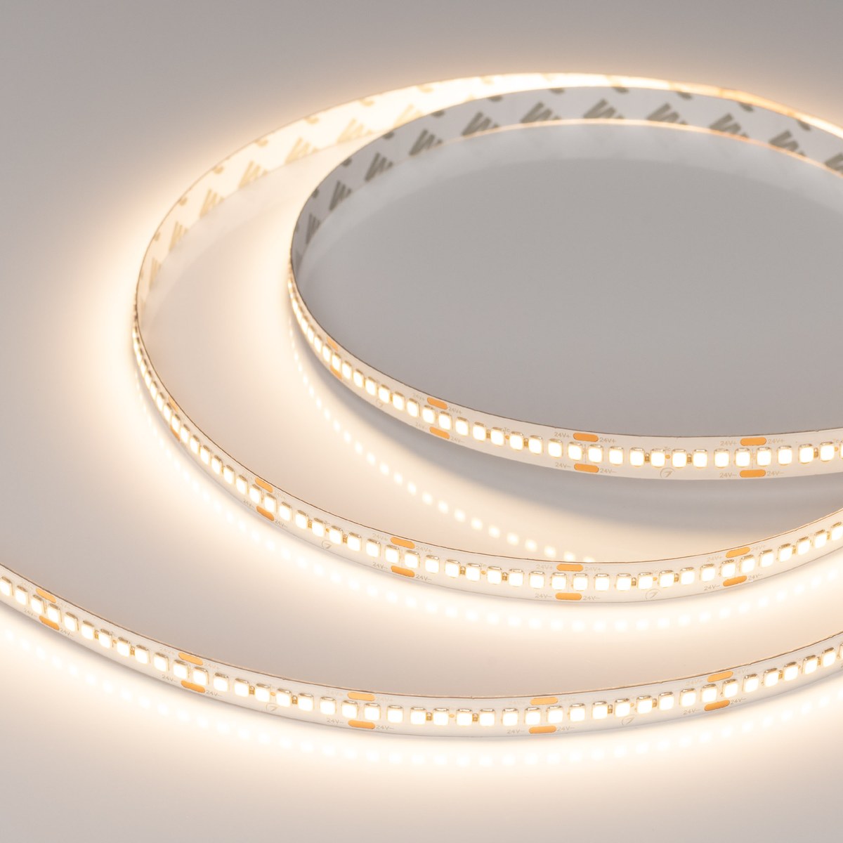 Светодиодная лента RT-A240-10mm 24V Warm3000 (22 W/m, IP20, 2835, 5m)