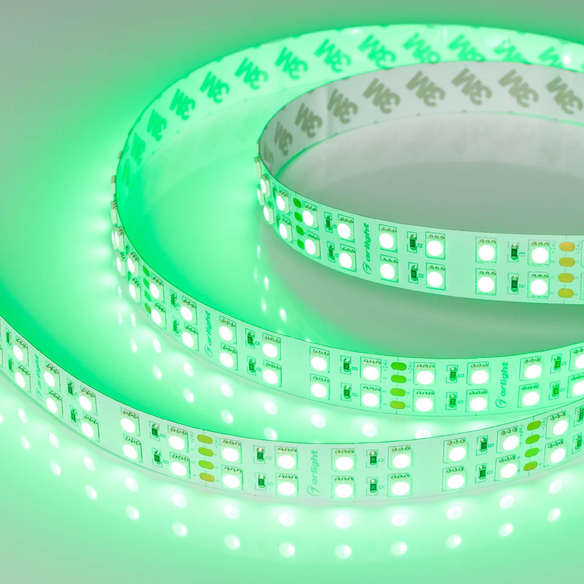 Светодиодная лента RT-B144-19mm 24V RGB (34.4 W/m, IP20, 5060, 5m)
