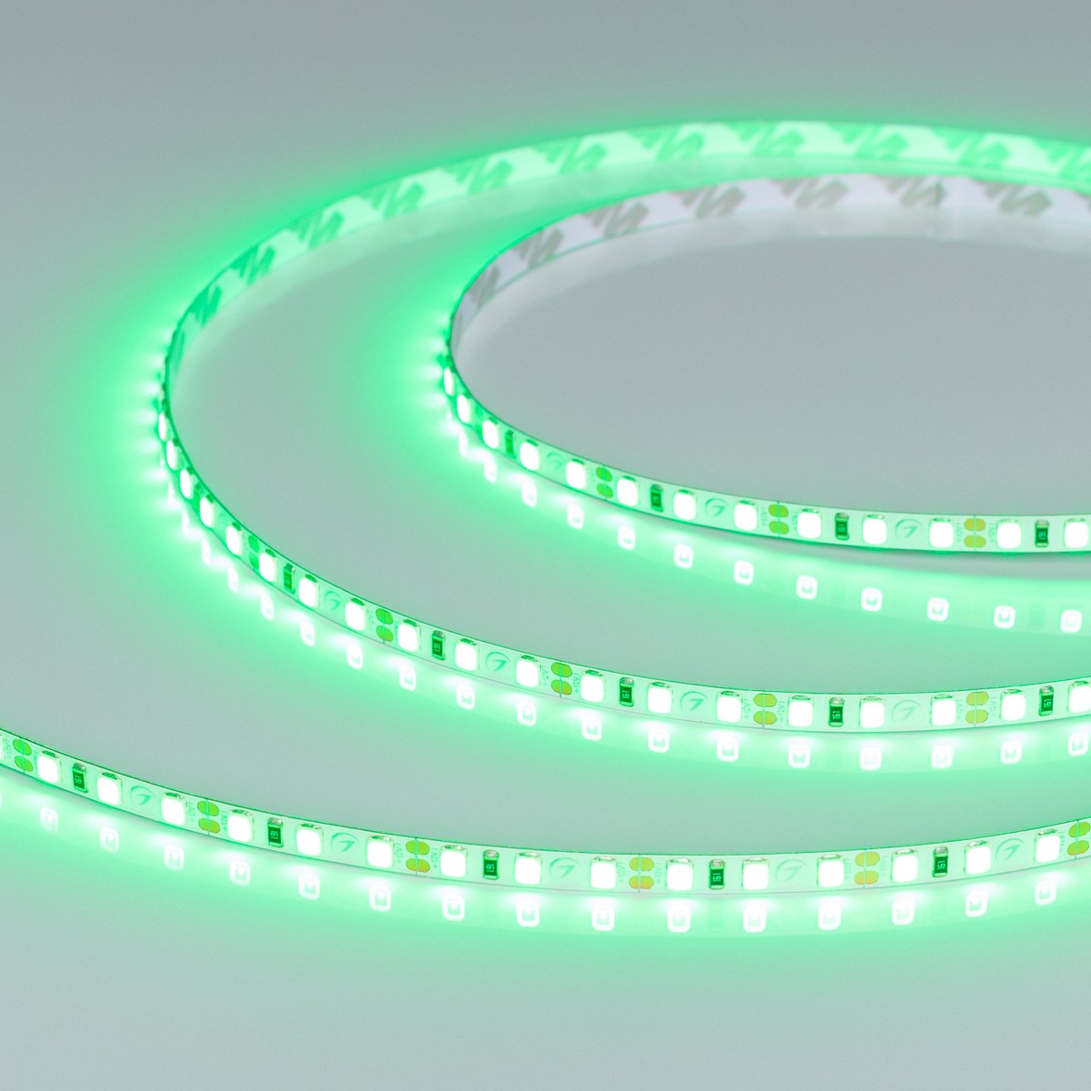 Светодиодная лента RT-A120-5mm 12V Green (9.6 W/m, IP20, 2835, 5m)