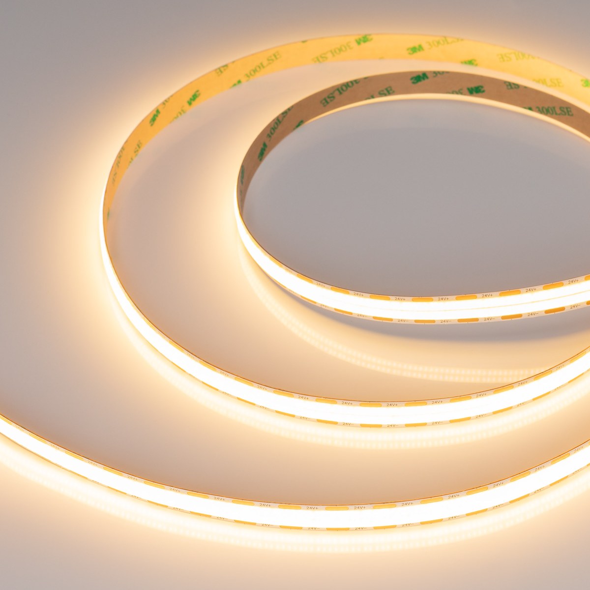 Светодиодная лента COB-X1088-12mm 24V Warm2700 (22 W/m, IP20, 5m)
