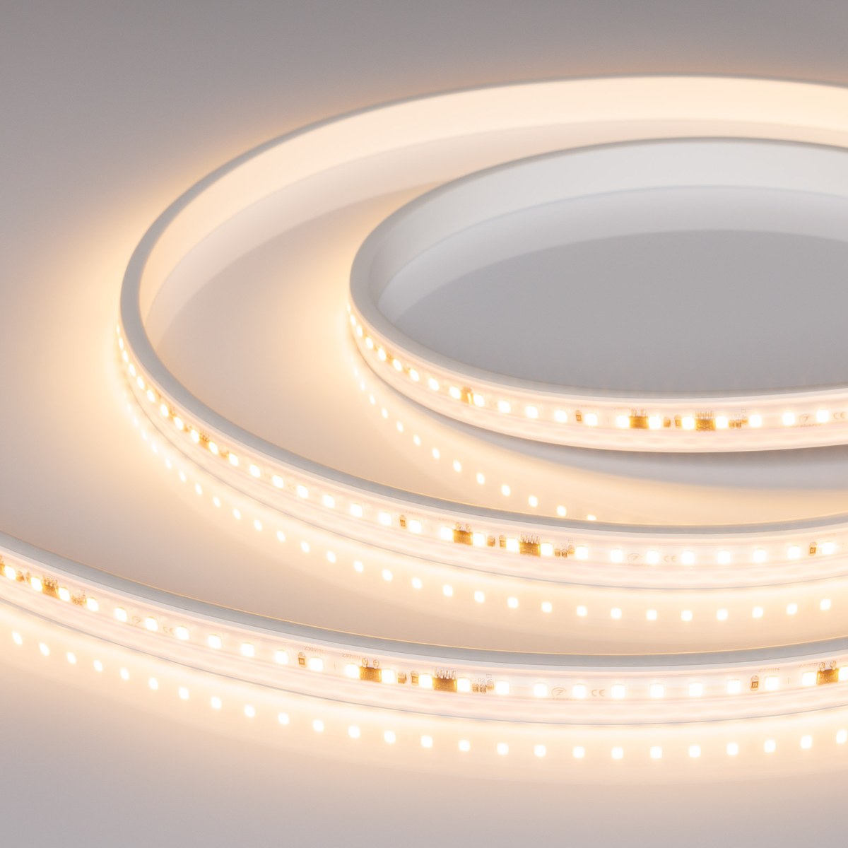 Светодиодная лента герметичная ARL-PV-A120-15mm 230V Warm2700 (15 W/m, IP65, 10m)