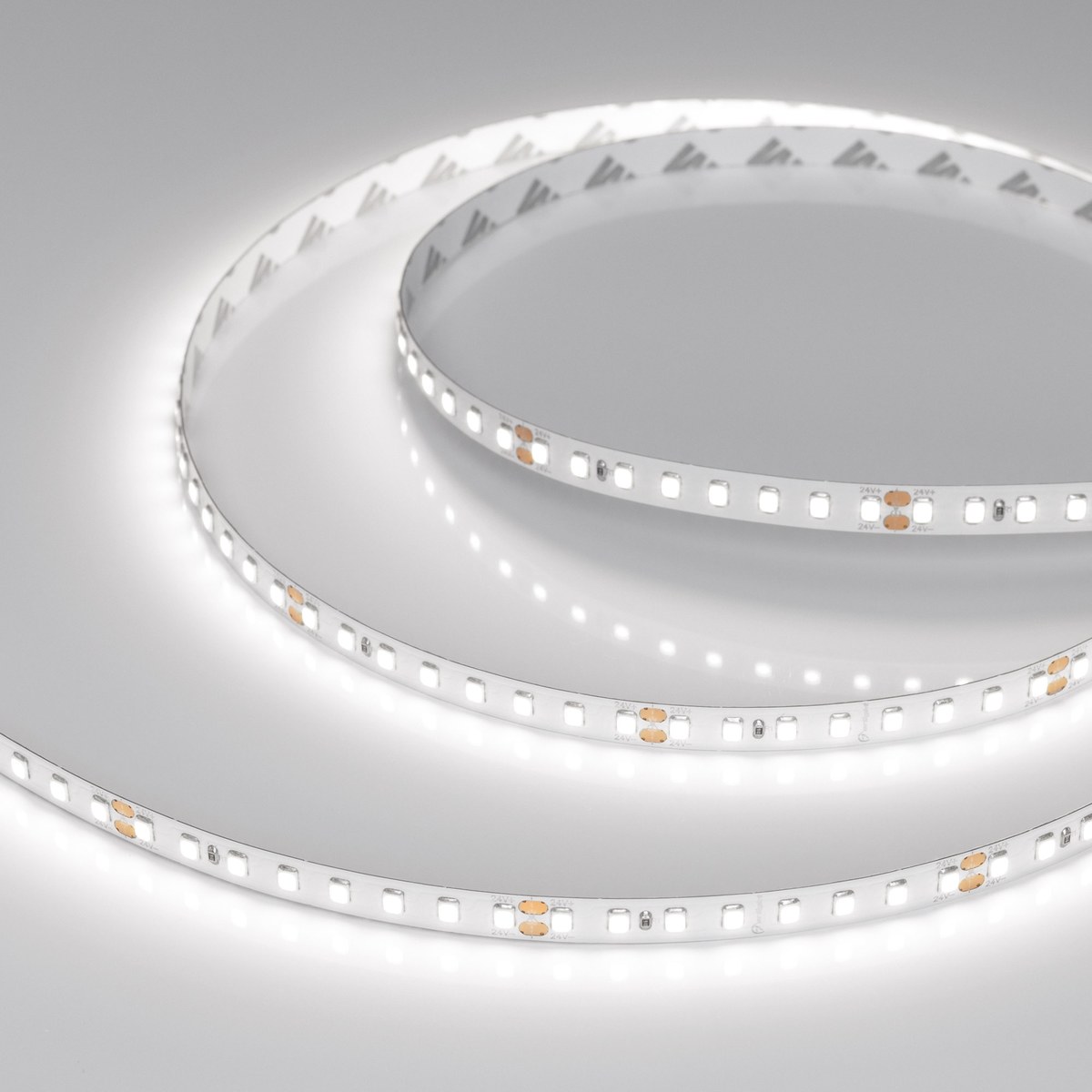 Светодиодная лента RT-A128-8mm 24V White6000 (10 W/m, IP20, 5m)