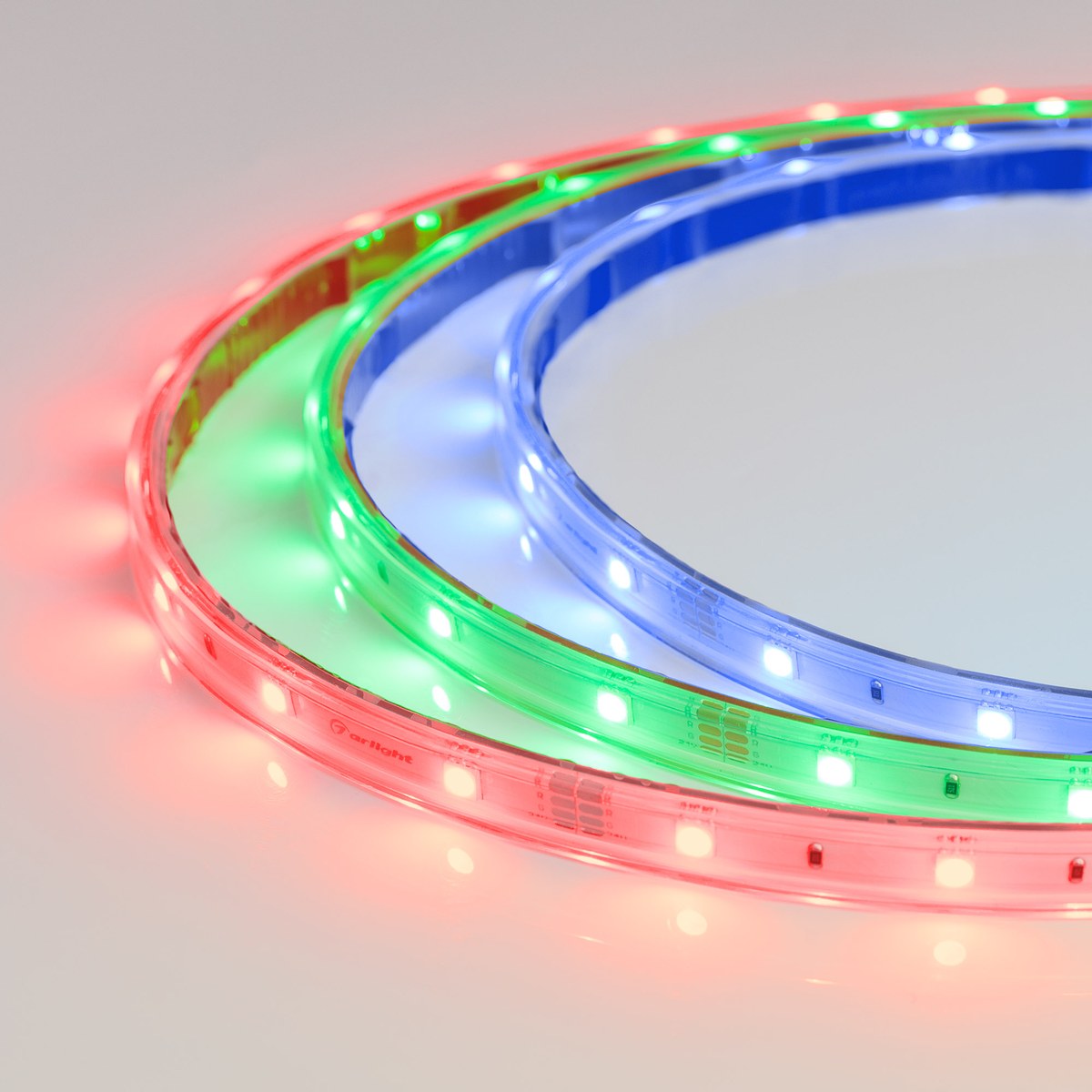 Светодиодная лента герметичная RTW-PS-B30-13mm 24V RGB (7.2 W/m, IP67, 5060, 5m)