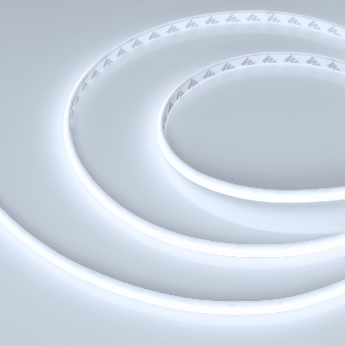 Светодиодная лента герметичная MICROLED-PW-M288-10mm 24V White6000 (12 W/m, IP66, 2216, 5m)