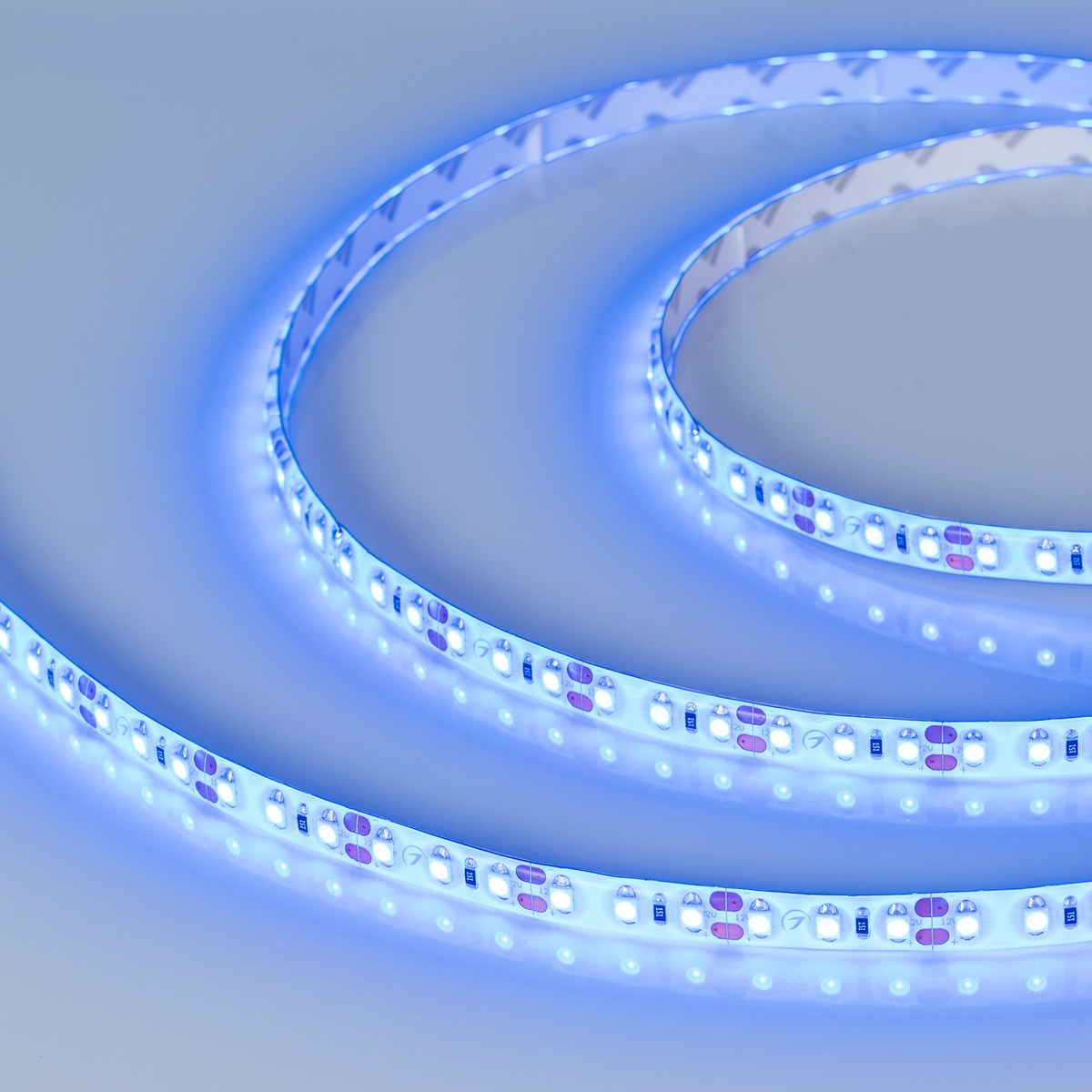 Светодиодная лента герметичная RTW-SE-A120-8mm 12V Blue (9.6 W/m, IP65, 2835, 5m)
