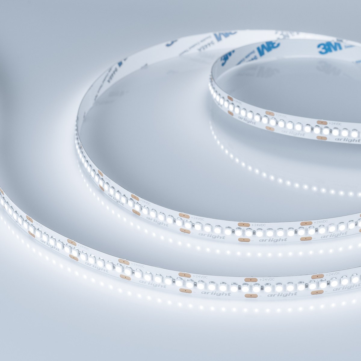 Светодиодная лента RT-A240-10mm 24V White6000 (19.2 W/m, IP20, 3528, 5m)