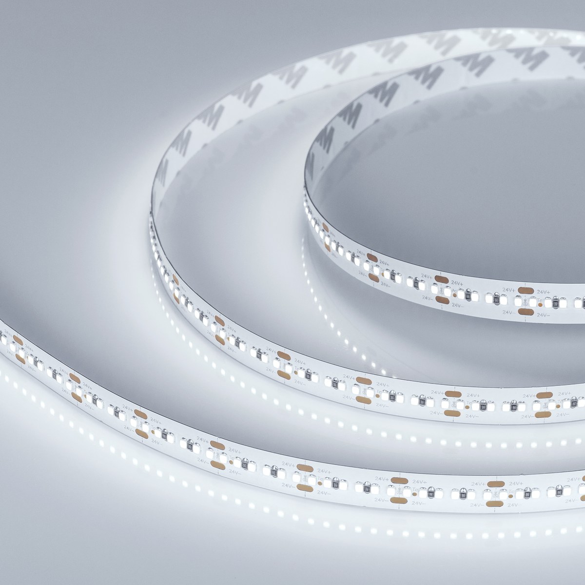 Светодиодная лента MICROLED-M300-10mm 24V White6000 (21.6 W/m, IP20, 2216, 5m)