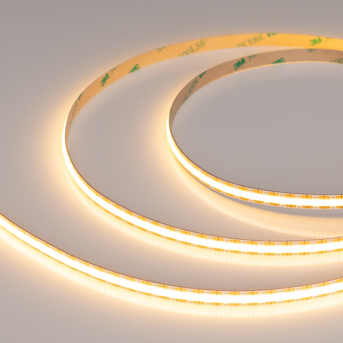 Светодиодная лента COB-X528-8mm 12V Warm2700 (11 W/m, IP20, CSP, 5m)
