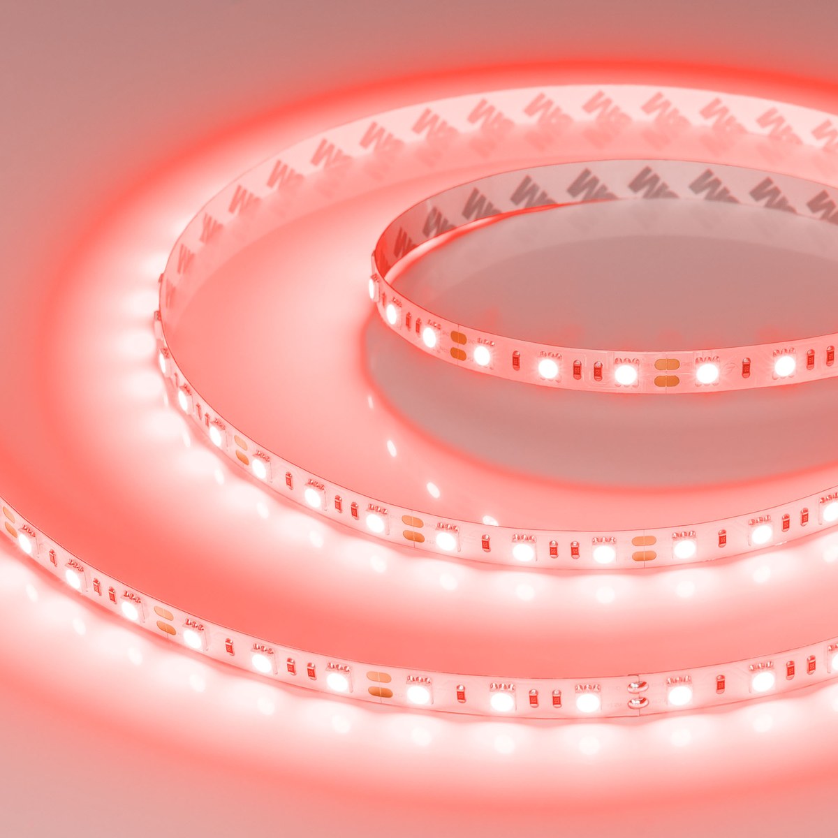 Светодиодная лента RT-B60-10mm 12V Red (14.4 W/m, IP20, 5060, 5m)