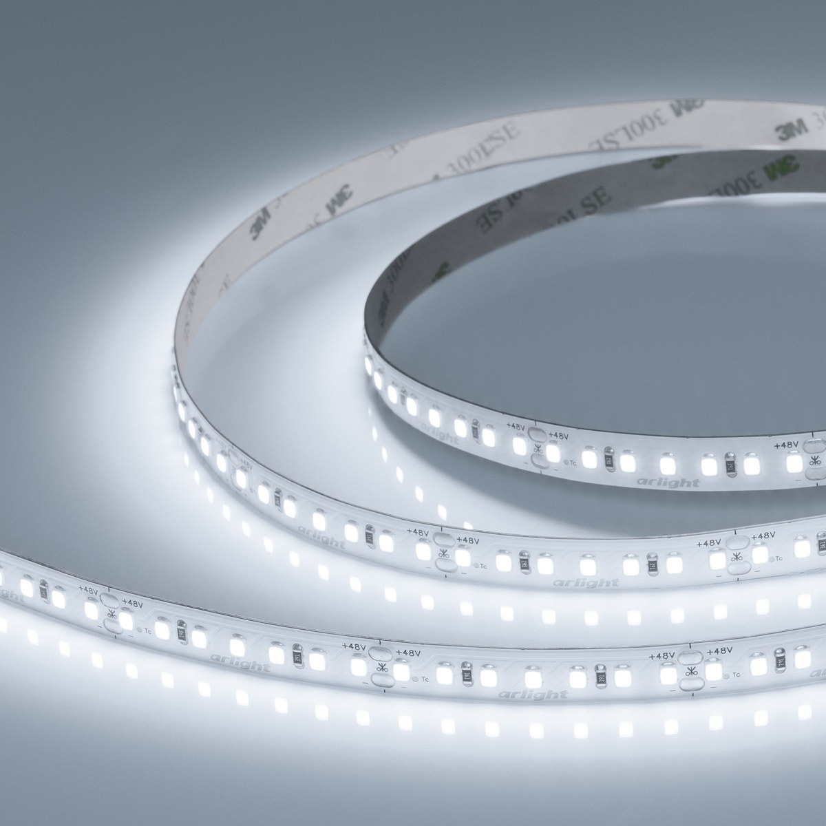 Светодиодная лента UL-A140-10mm 48V White6000 (12 W/m, IP20, 20m)