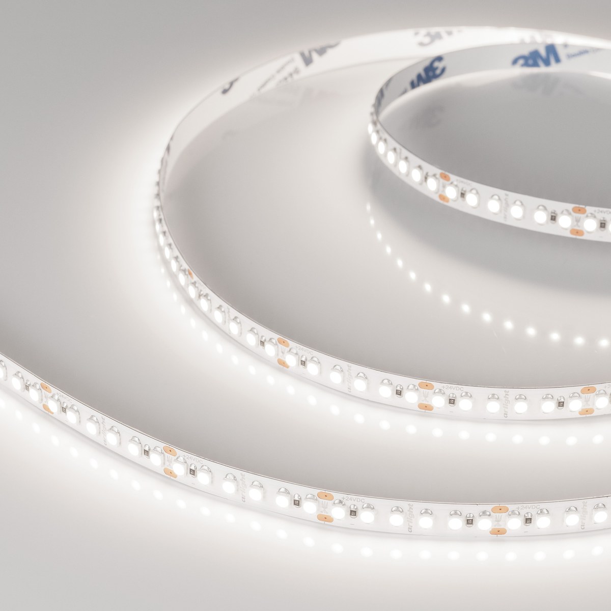 Светодиодная лента RT-A180-8mm 24V Day5000 (14.4 W/m, IP20, 3528, 5m)
