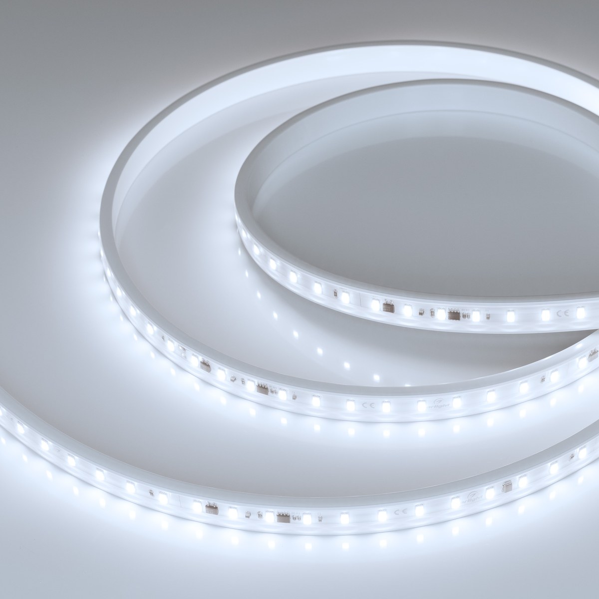 Светодиодная лента герметичная ARL-PV-С72-15.5mm 230V White6000 (14 W/m, IP65, 5630, 50m)