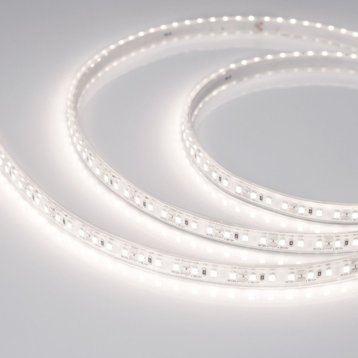 Светодиодная лента герметичная RTW-PU-A120-10.5mm 12V Day4000 (16.8 W/m, IP68, Wire 2m, 5m)