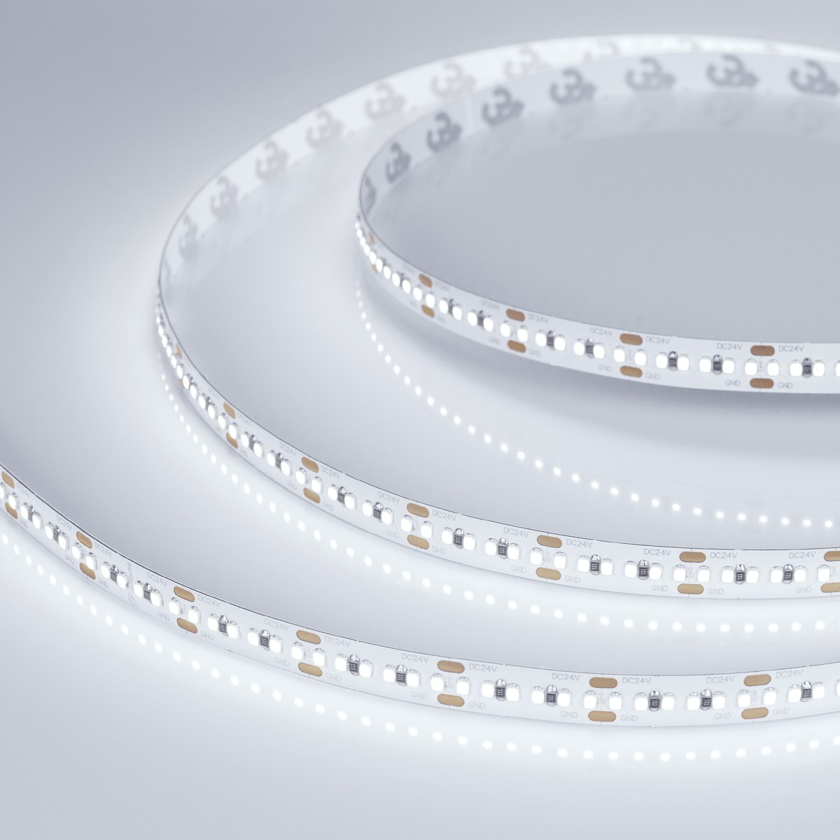 Светодиодная лента MICROLED-M300-8mm 24V White6000 (8 W/m, IP20, 2216, 5m)