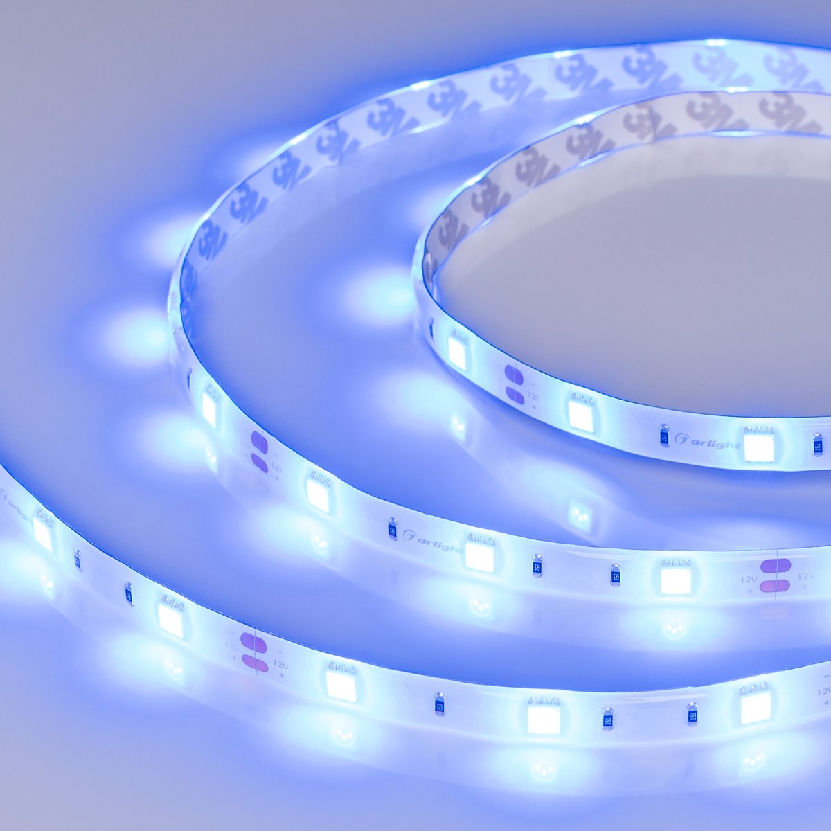 Светодиодная лента герметичная RTW-SE-B30-10mm 12V Blue (7.2 W/m, IP65, 5060, 5m)