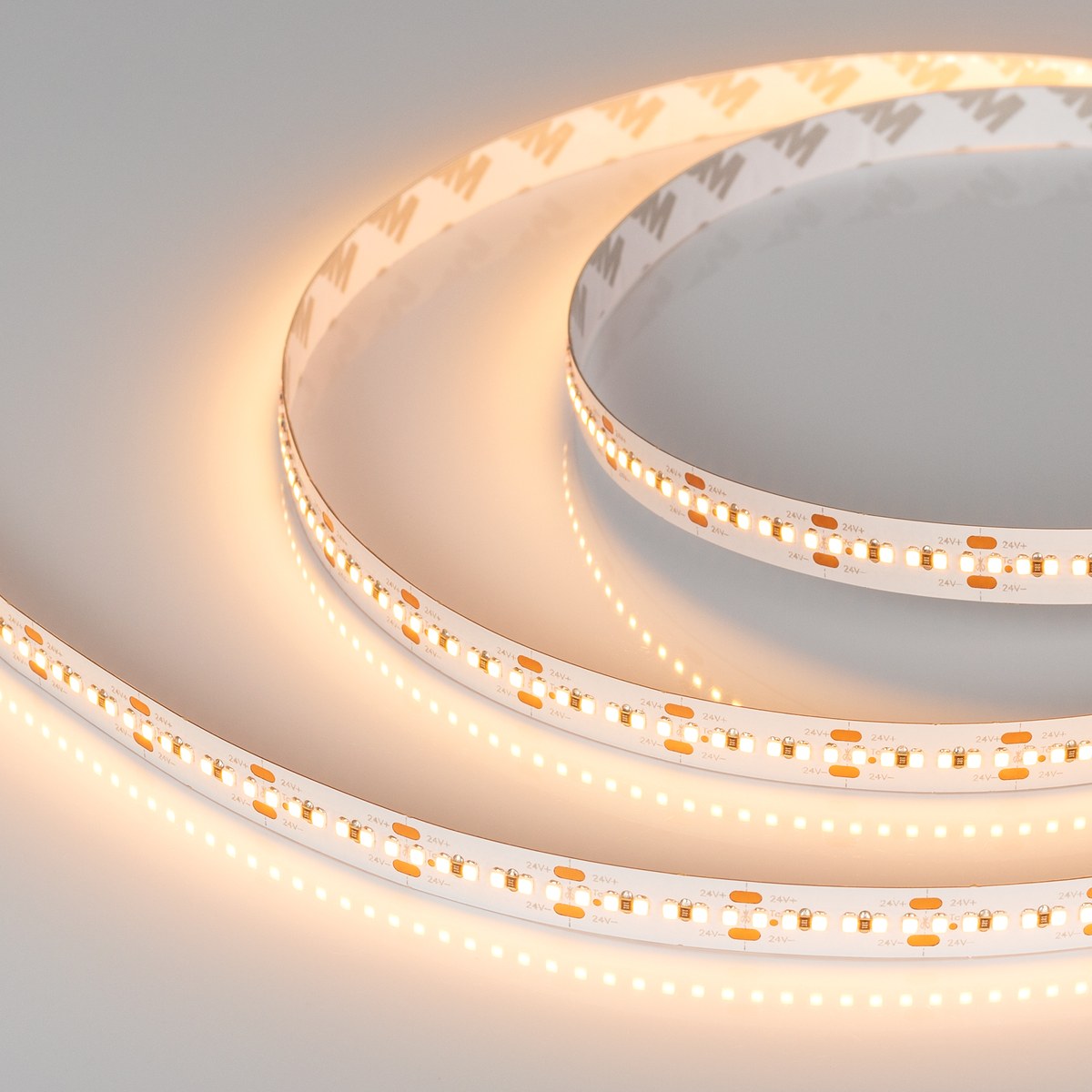 Светодиодная лента MICROLED-M300-10mm 24V Warm2700 (21.6 W/m, IP20, 2216, 5m)