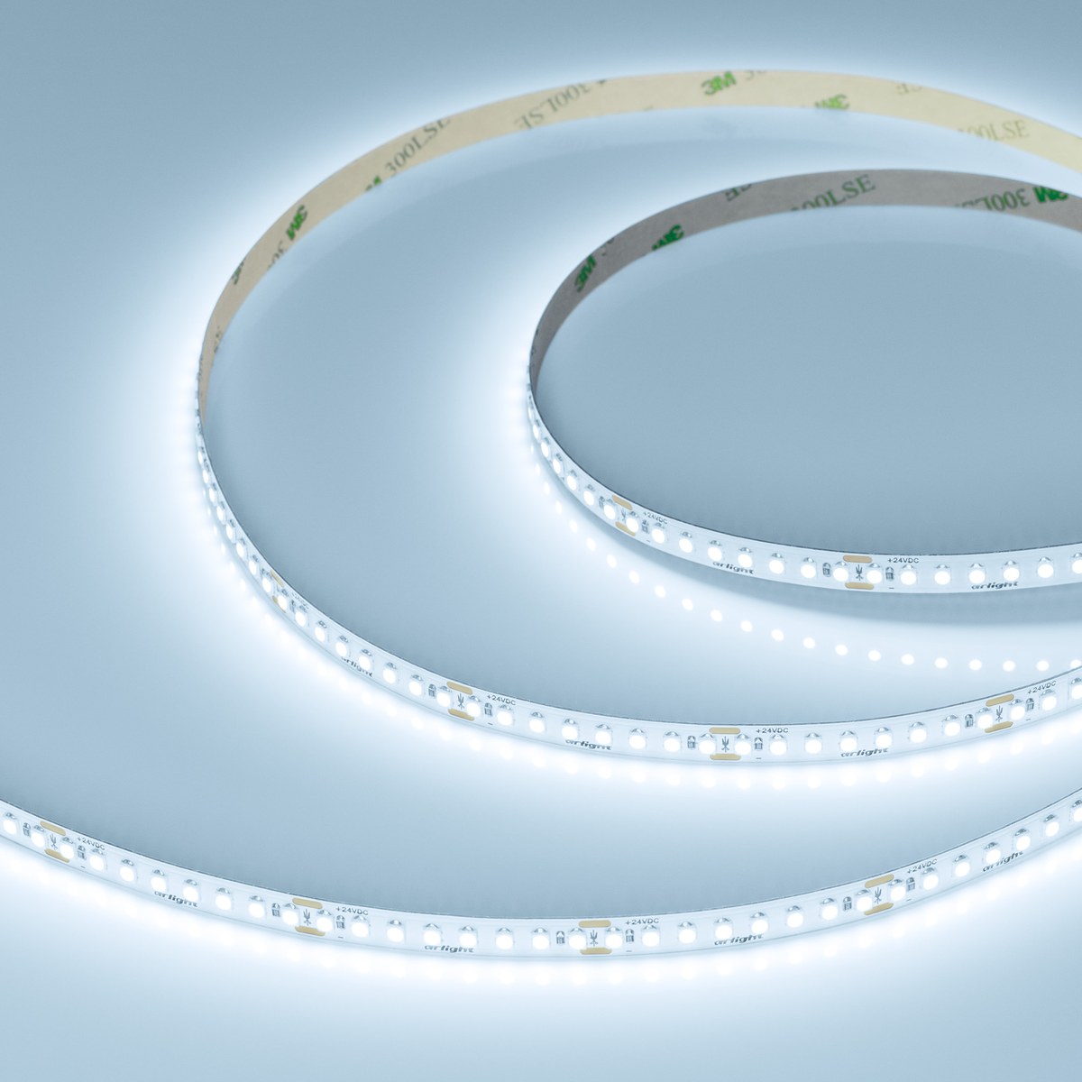 Светодиодная лента UL-A176-8mm 24V Cool 8K (15 W/m, IP20, 5m)