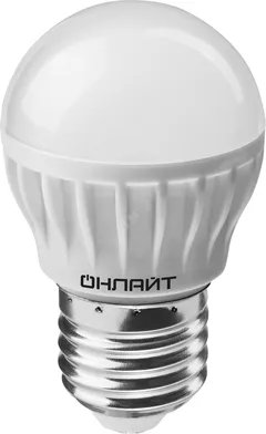 Лампа светодиодная LED 6вт E27 белый матовый шар