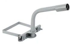Кронштейн на опору для уличного светильника с 1 хомутом 350mm d48mm SPP-AC3-0-350-048