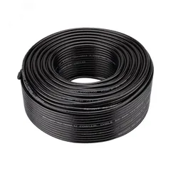 Кабель коаксиальный RG-58 A/U 50 Ом Cu/Al/Cu 64%  бухта 100м черный, REXANT