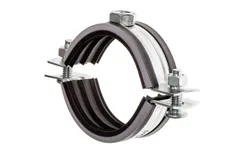 Хомут вентиляционный MAYER 160 - с резиновым профилем, М8. боковой винт 6x22