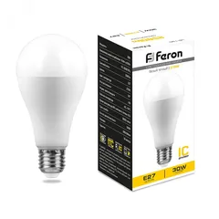 Лампа светодиодная LED 30вт Е27 теплый