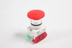 Кнопка красная ABLFP 22мм LED 220В ВK-22