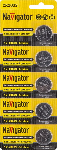 Батарейка NBT-CR2032-BP5