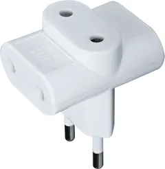 Разветвитель 3 гнезда без заземления NAD-FT-3X-WH