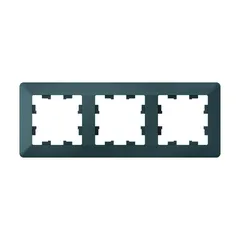 ATLASDESIGN AIR 3-постовая РАМКА, АЛЮМИНИЙ/дымчатый черный