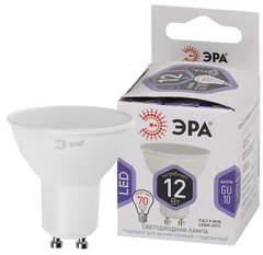 Лампа светодиодная LED 12 Вт 960Лм 6000К софит холодный GU10 170-265В LED MR16-12W-860-GU10 Standart
