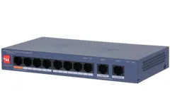 Коммутатор управляемый L2 8x100Мбит/с (RJ45 с PoE+,PoE++) , 2x1Гбит/с (RJ45) 110Вт