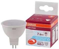 LSMR16D80110° 7W/840 230V GU5.3 DIM 600Lm 15000h - LED лампа OSRAM