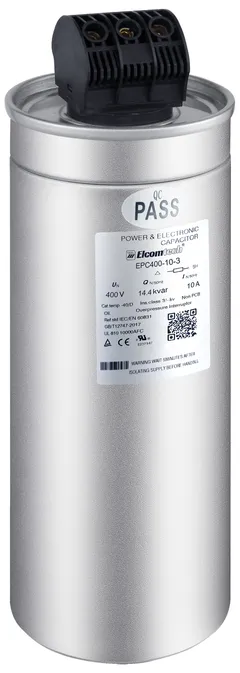 Конденсатор косинусный 400V 10kVAr 3ph (400В 10кВАр) D76x240