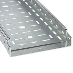 Лоток перфорированный 150х50 L 3000 толщина 1,5 мм, цинк-ламельный